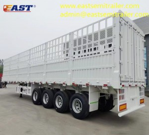 4 axles cargo trailer