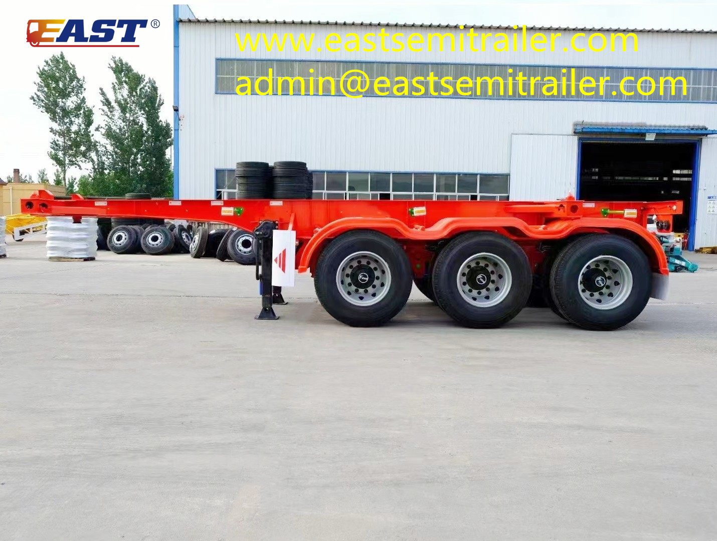 3 Axle Chassis trailer