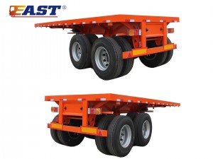 2 Axle 20 ft Flatbed trailer