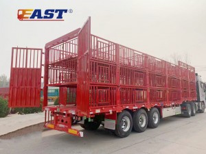 Three-layer Fence Livestock Semi-trailer