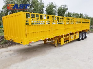 Tri-axle Stake Load Fence Cargo Trailer