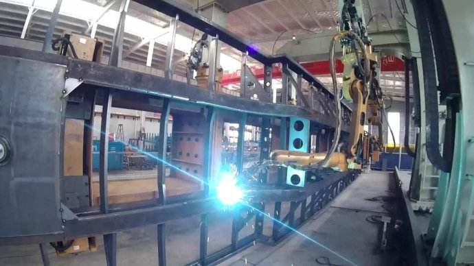 Automatic frame welding
