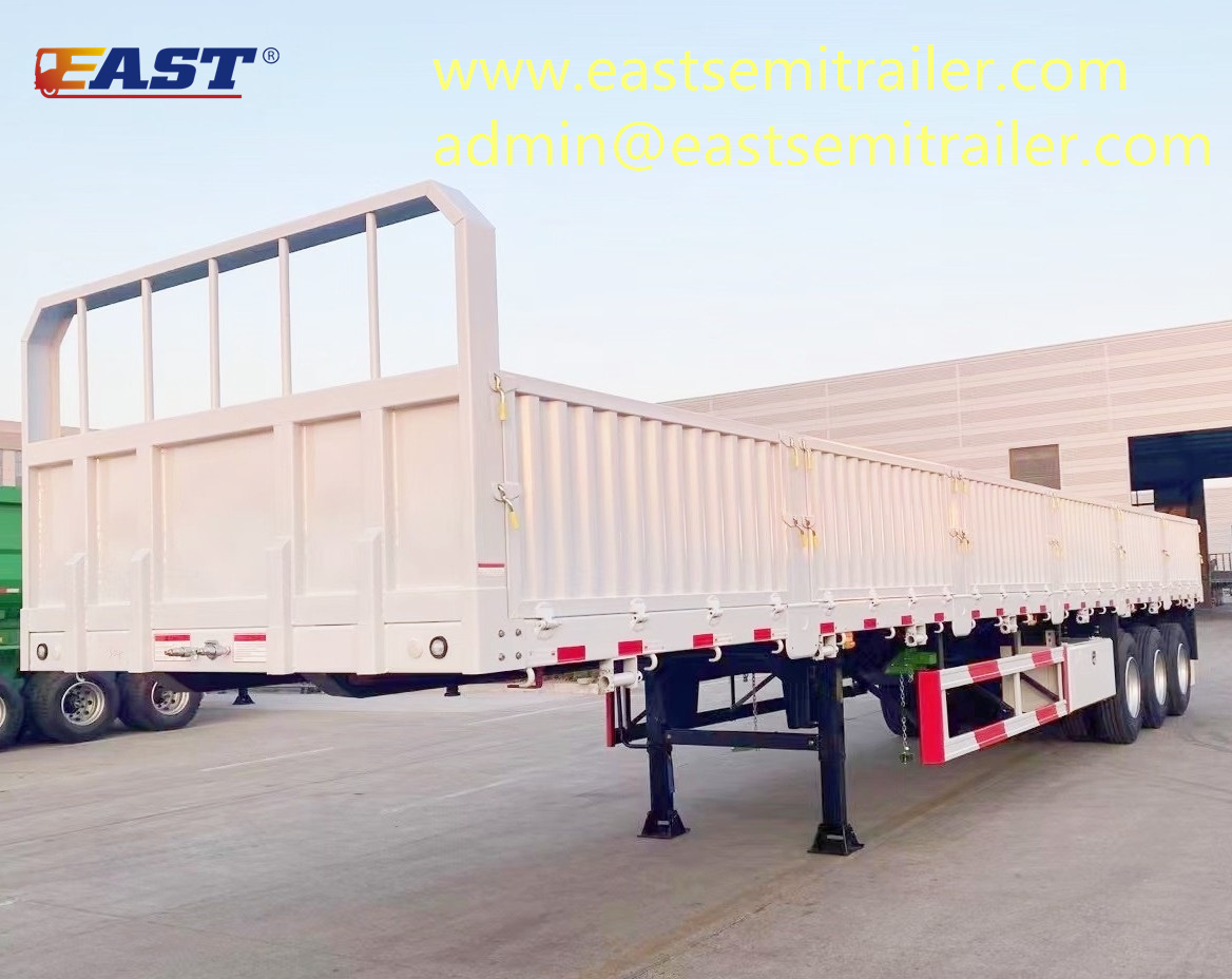 Sidewall semi-trailer exported to Africa