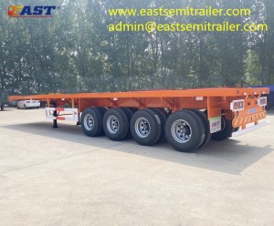 4 Axle Container Flatbed Trailers