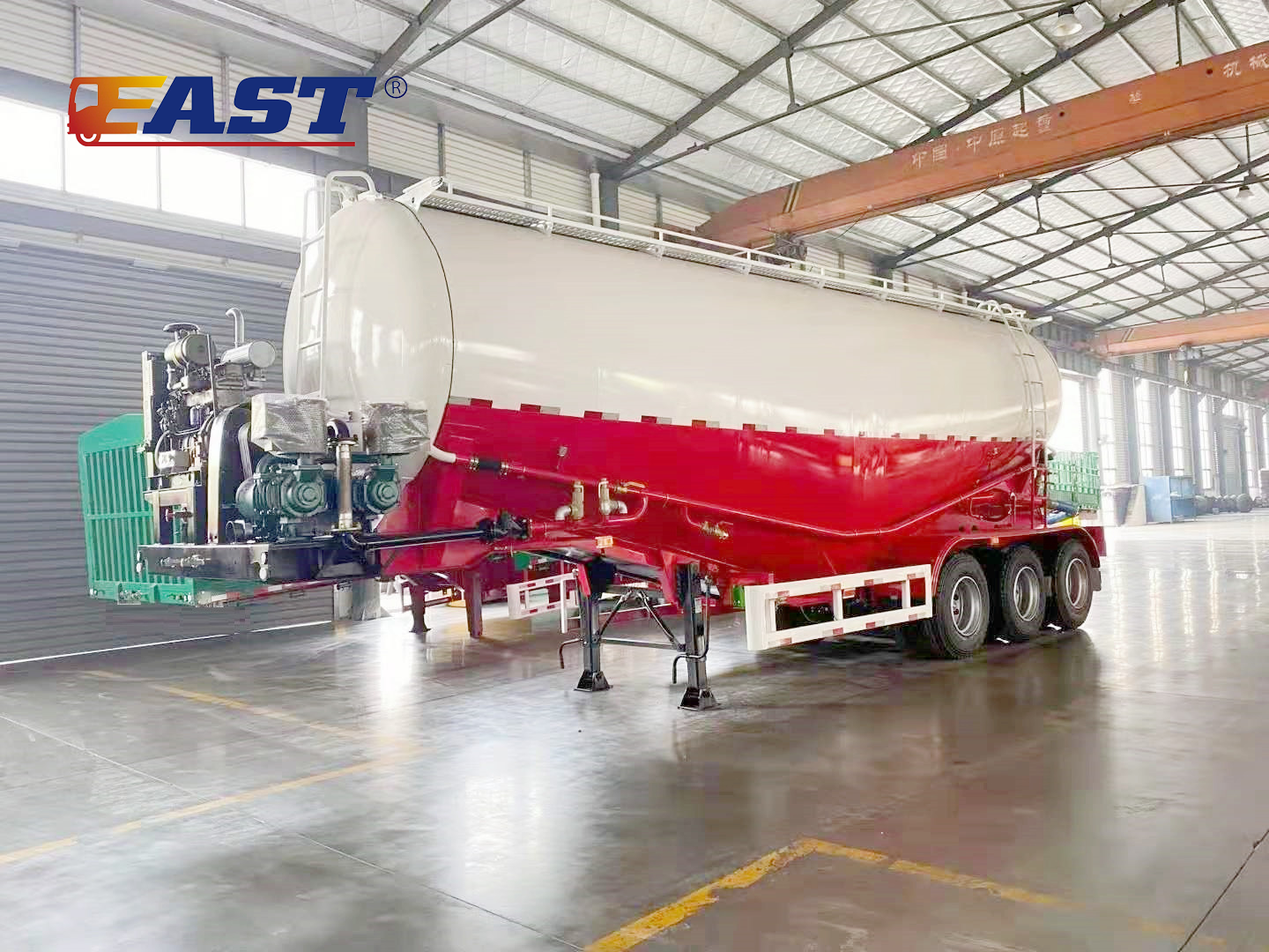 3 Axle 38m3 Bulk Cement Silo Trailer