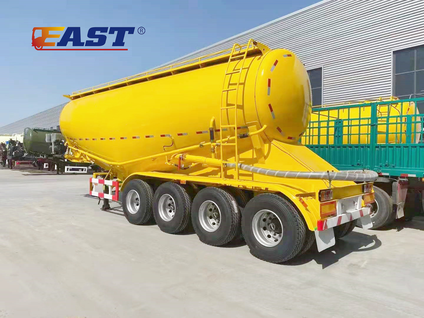 4 Axle 60 Ton Bulk Tank Trailer