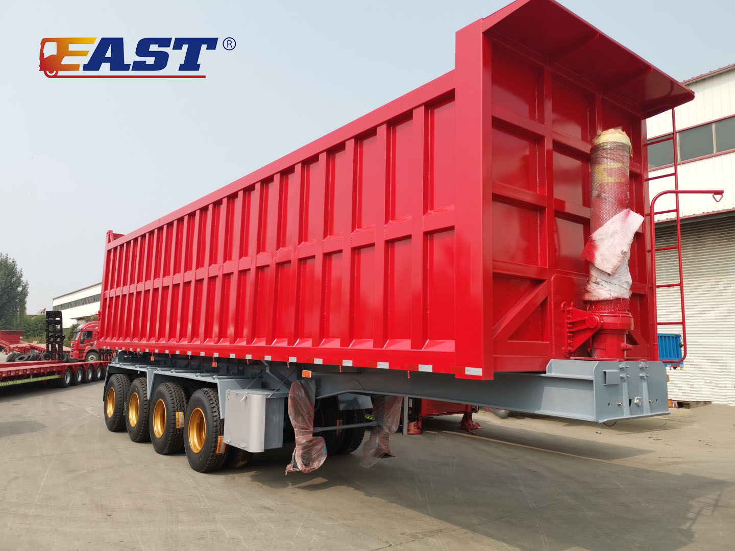 4 Axle Dump Semi Trailer
