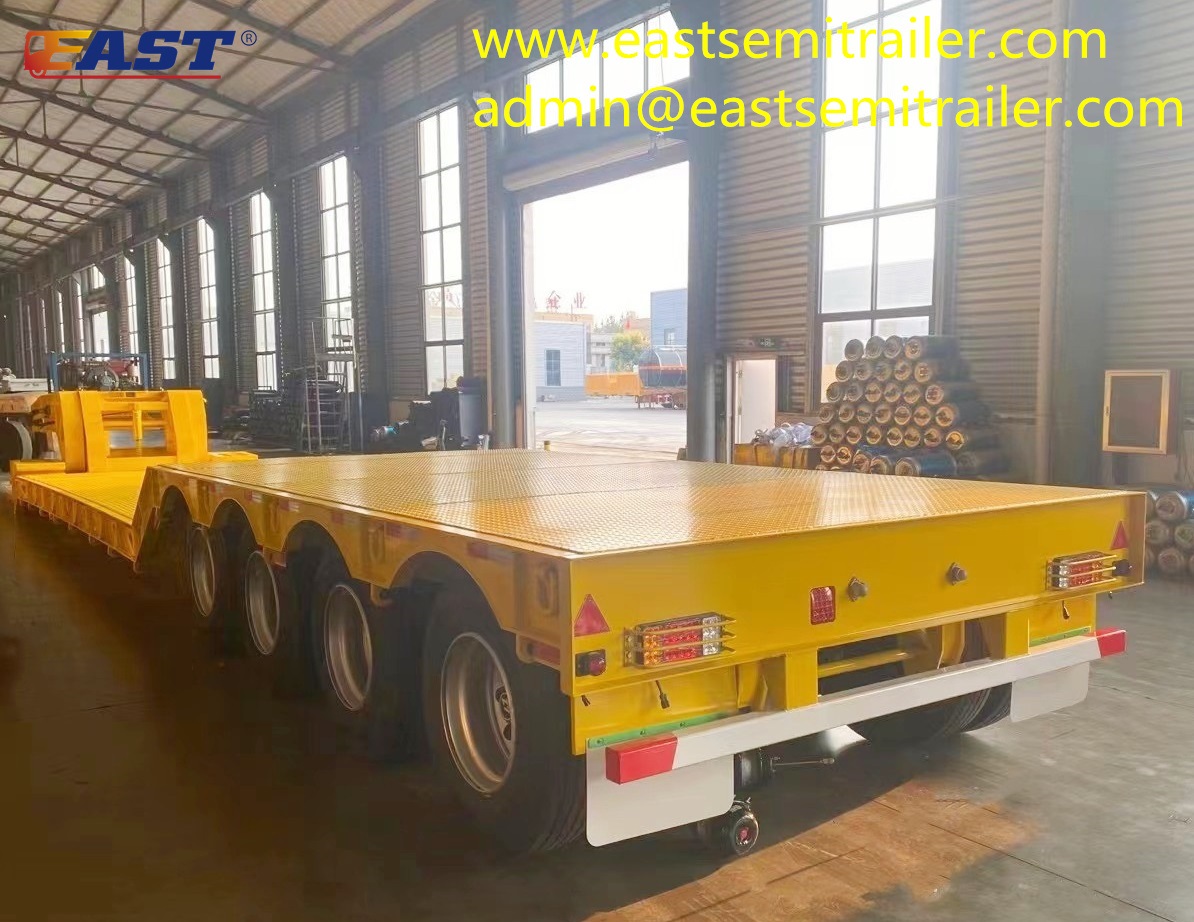 4 axle Removable Gooseneck Lowboy Trailer