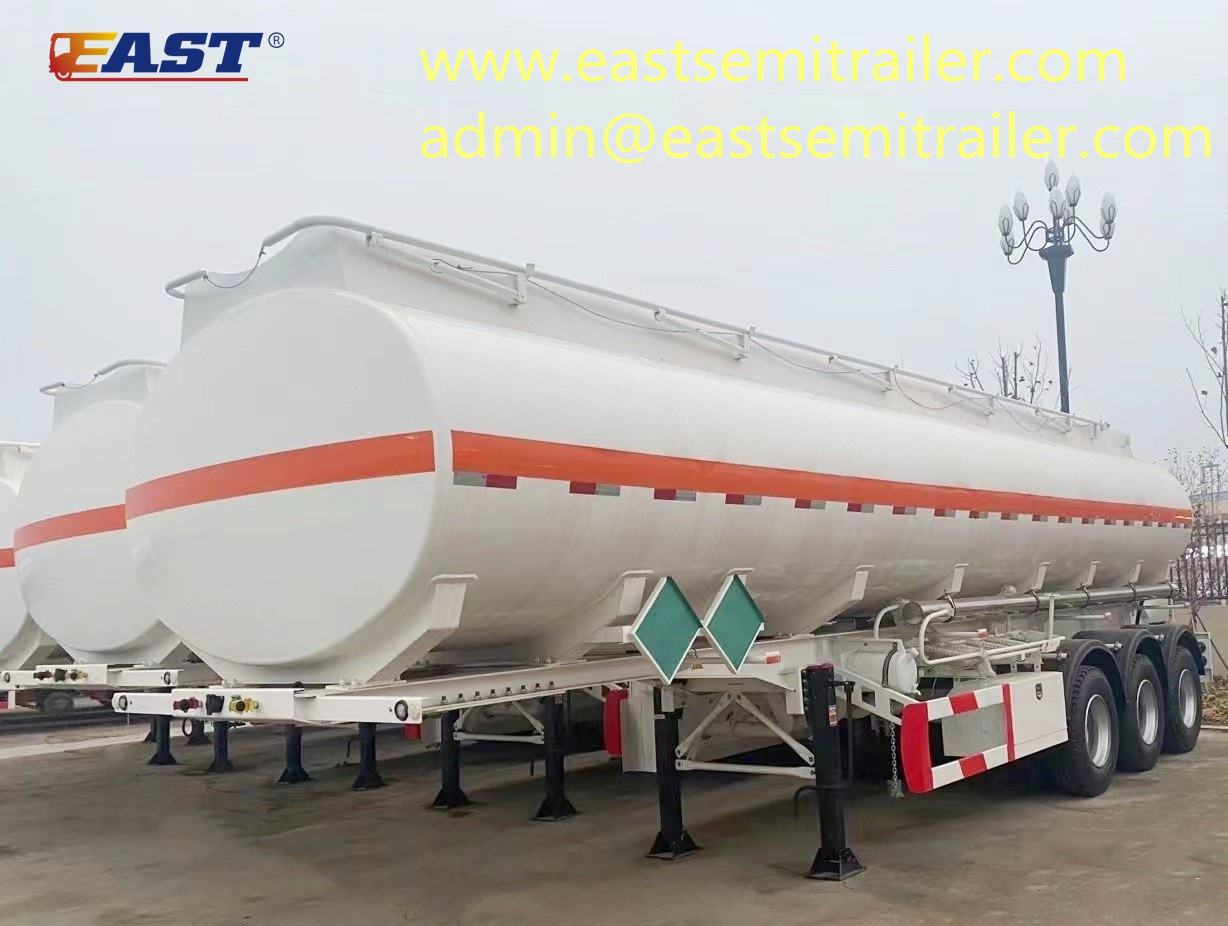 3 Axle Carbon Steel Fuel Tanker Trailer
