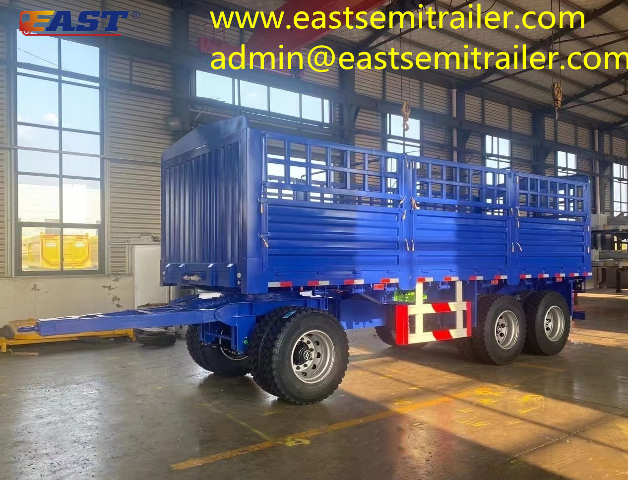 Full Trailer Fence Cargo Trailer