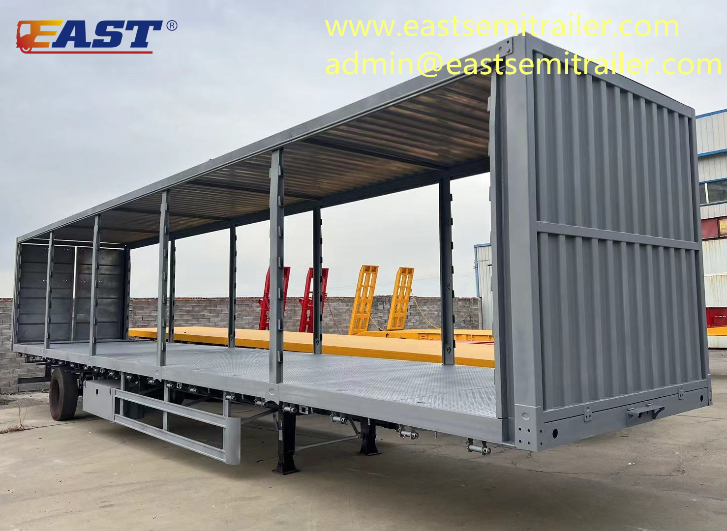 Side curtain trailer