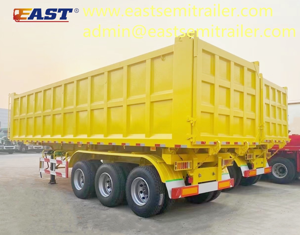 Painted and ready to ship-rear dump trailer