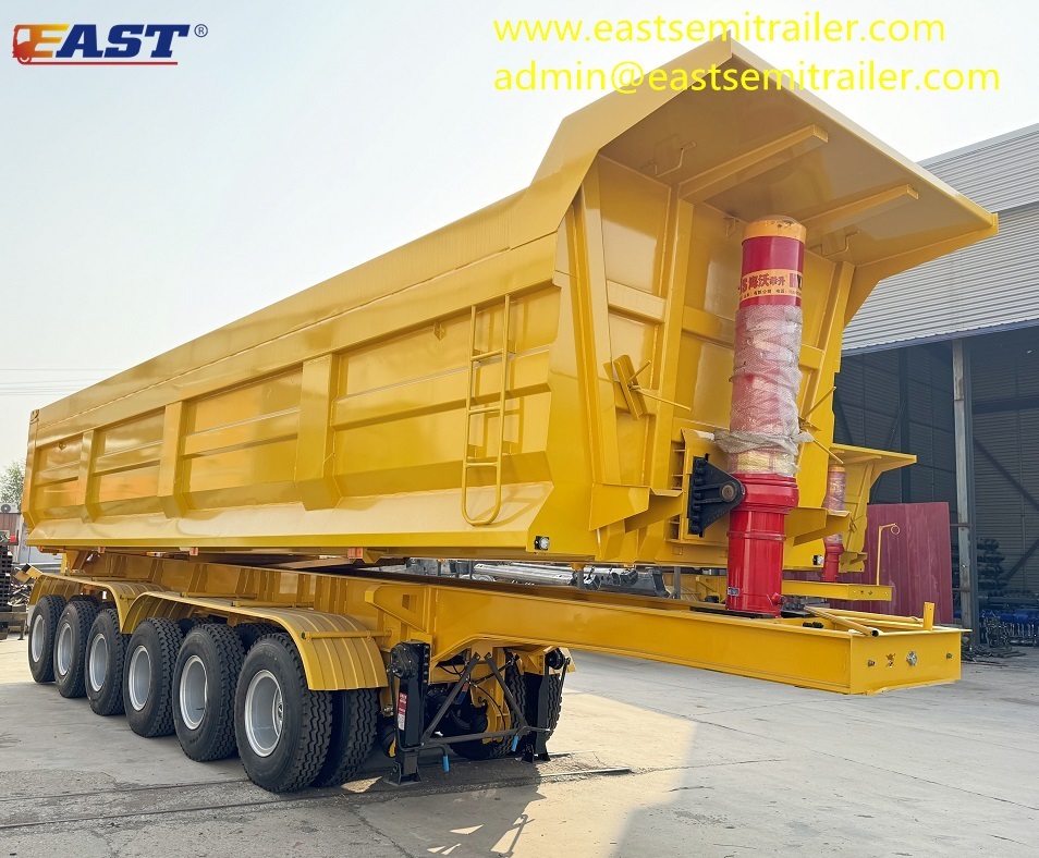 6 Axles Rear Dumper Trailers