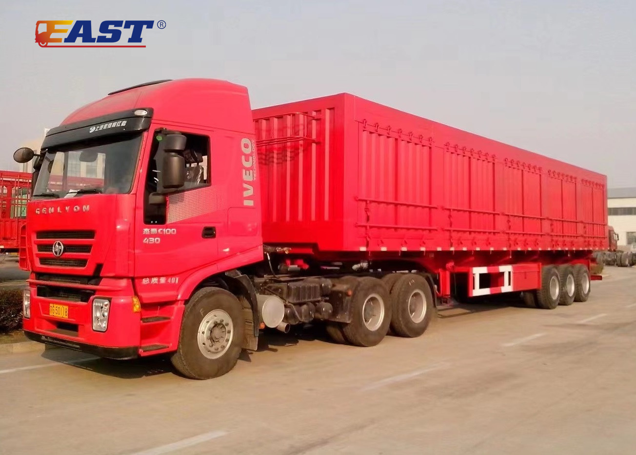 Best selling heavy duty side dump trailers