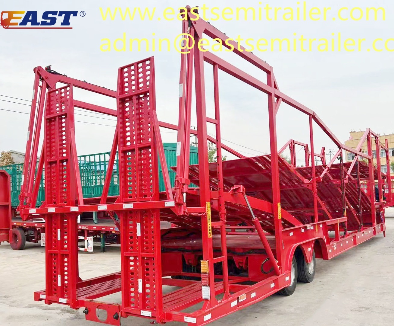 Modification, retrofitting, car transport trailer