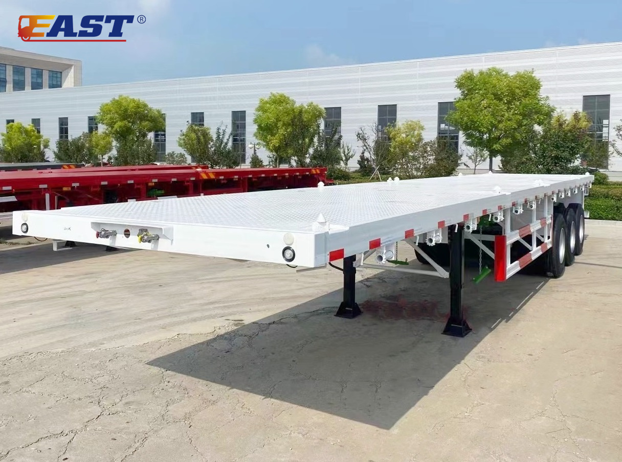 The toughest container flatbed trailer