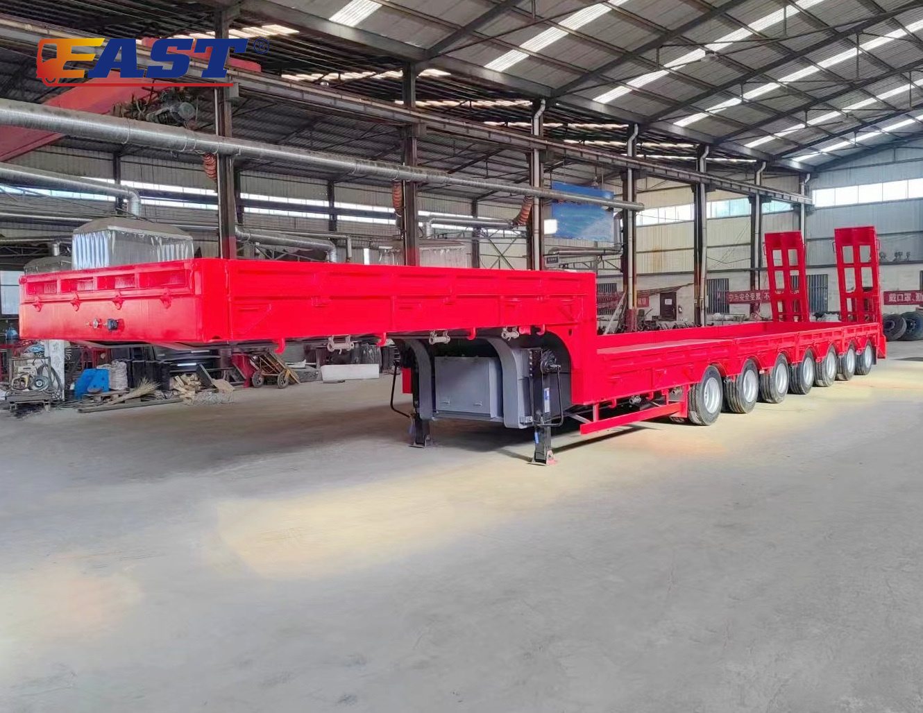 Lowboy Trailer 7 Axle