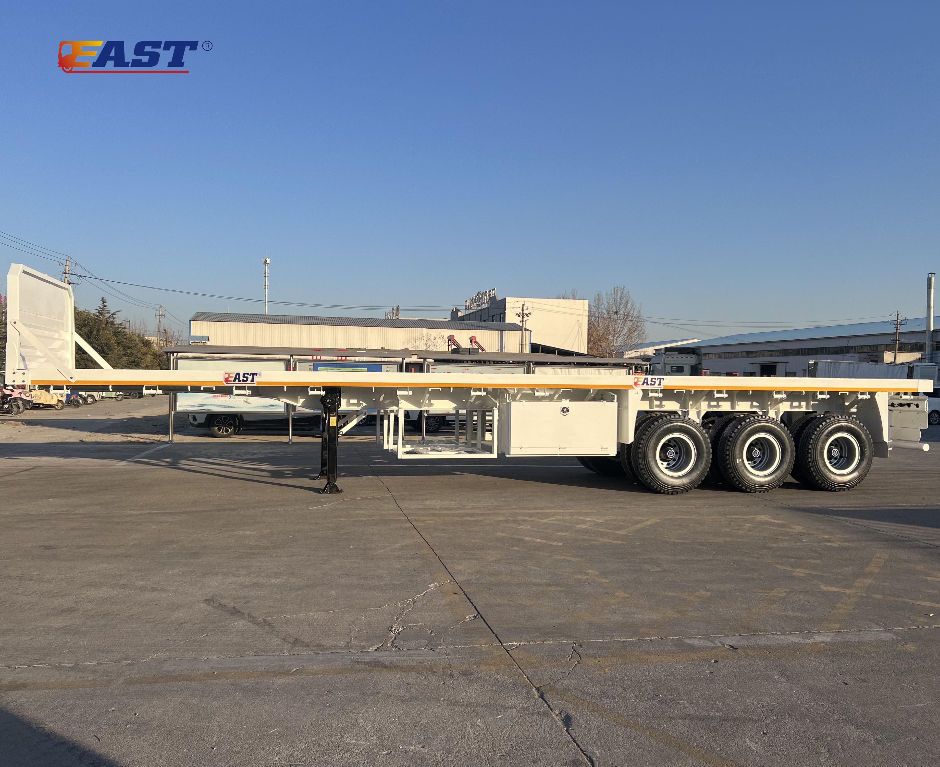 Flatbed semi-trailer for sale to Libya