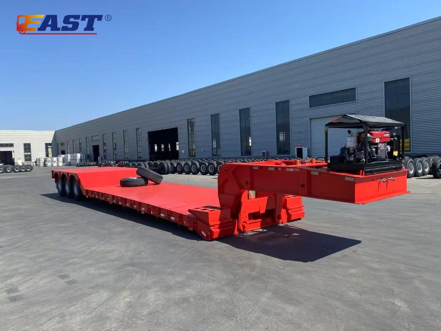 Detachable gooseneck semi trailer for sale to Latin America